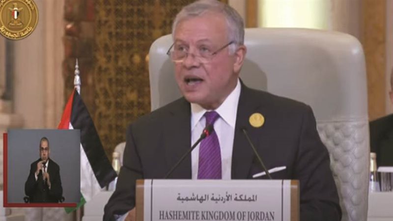 العاهل الأردني الملك