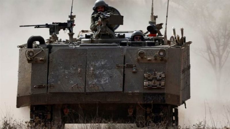 دبابة إسرائيلية قرب