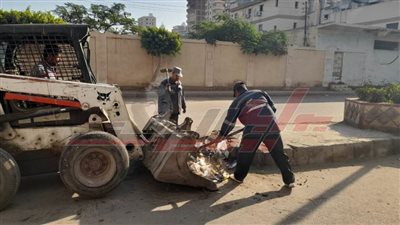 رفع 150 طن مخلفات قمامة بمدينة دسوق في كفر الشيخ