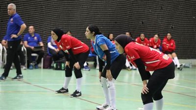 سيدات طائرة الأهلي يفوز على دلفي في بطولة الدوري