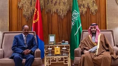 ولي العهد السعودي ورئيس إريتريا يبحثان سبل تعزيز التعاون المشترك