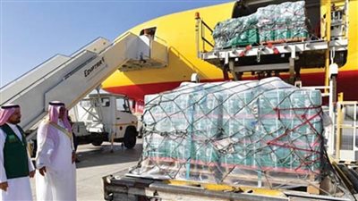 وصول الطائرة الإغاثية السعودية الخامسة لإغاثة الشعب الفلسطيني في قطاع غزة