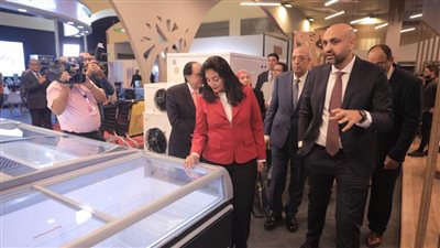 غادة شلبى تفتتح المعرض الـ43 الدولى لتجهيزات الفنادق والمنشآت السياحية