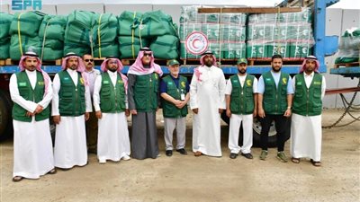 السفير نقلي يتابع سير عمل إدخال المساعدات الإغاثية المقدمة من المملكة إلى قطاع غزة  