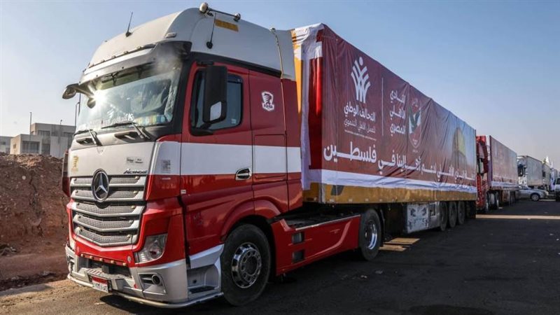 قافلة الأهلي لغزة