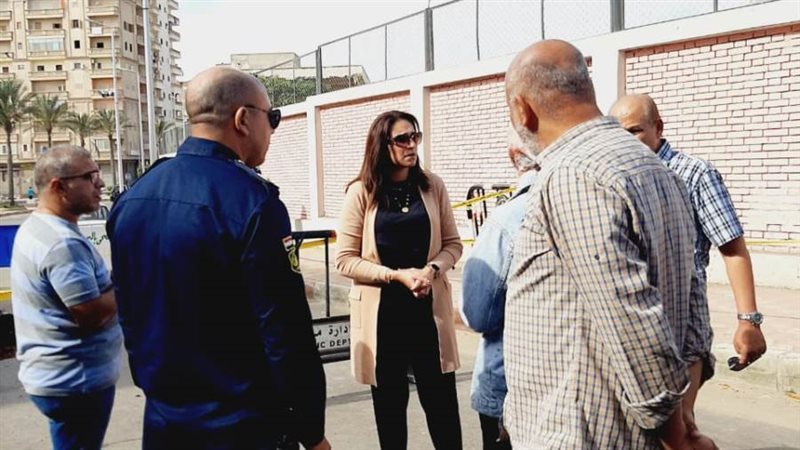 إصلاح خط الطرد الرئيسى