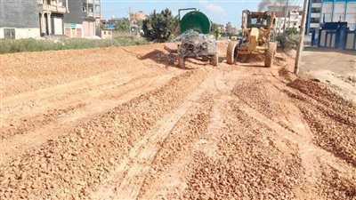 رصف 4 طرق بالبحيرة بإعتمادات مالية 77.3 مليون جنيه