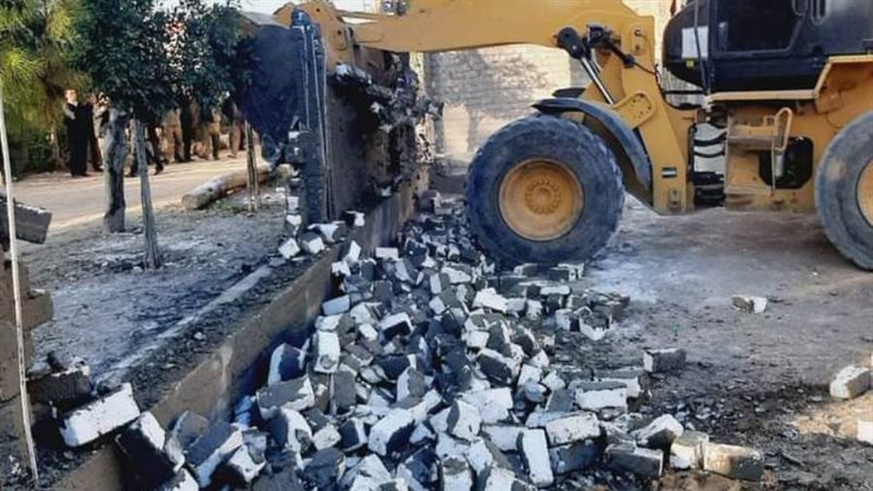 إزالة 46 حالة تعد