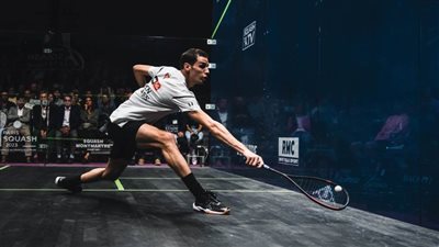 علي فرج يواصل تصدره للتصنيف العالمي لرجال الإسكواش