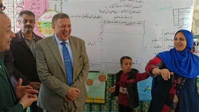 وكيل تعليم البحيرة يتفقد مدرسة الأمل للصم وضعاف السمع بدمنهور