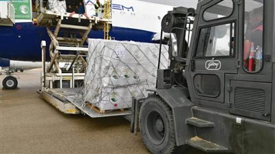 وصول الطائرة الإغاثية السعودية الـ15 لإغاثة الشعب الفلسطيني في قطاع غزة