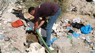 حملات لإزالة التعديات على شبكة مياه الشرب بسيدي جابر 