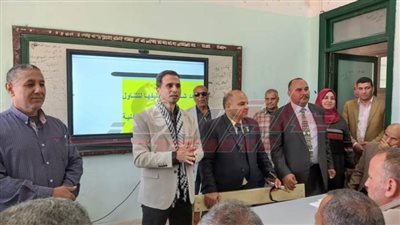 جودة: يتفقد عددًا من المدارس المختلفة بدسوق وسيدي سالم