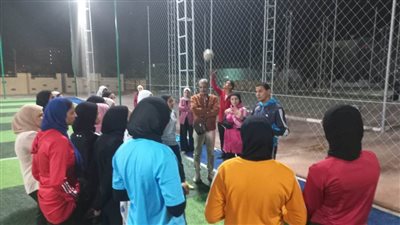 اختيار 35 طالبًا وطالبة لفريق كرة القدم من مختلف كليات جامعة الوادي الجديد