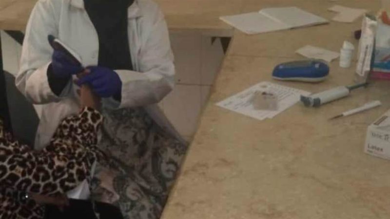 فحص المقبلين على