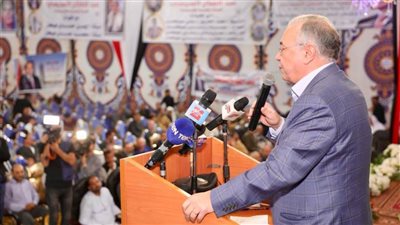 المصريين الأحرار ينظم مؤتمرًا جماهيريًا بالصف بحضور الآلاف لتأييد الرئيس السيسي