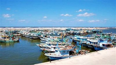 إغلاق ميناء الصيد البحري ببرج البرلس لسوء الأحوال الجوية