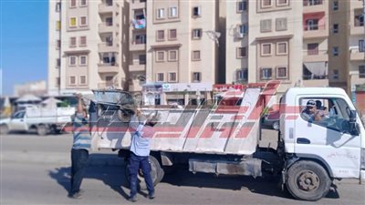 حملات مكثفة للنظافة ورفع الإشغالات بكفر الشيخ