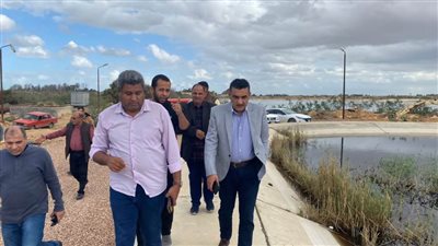 الجزار يتابع موقف مشروعات تطوير منظومة الصرف الصحي والطرق بمدينة برج العرب الجديدة