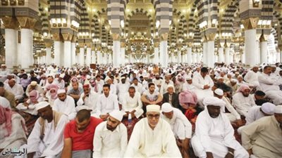 أكثر من 5,8 مليون مصلٍ يؤدون الصلوات في المسجد النبوي الأسبوع الماضي