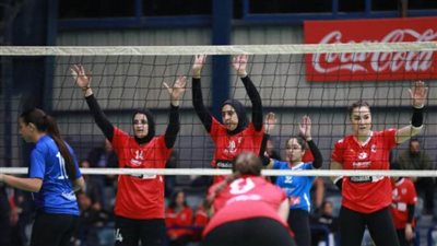 الأهلي يتخطى عقبة الصيد بدوري سيدات الكرة الطائرة