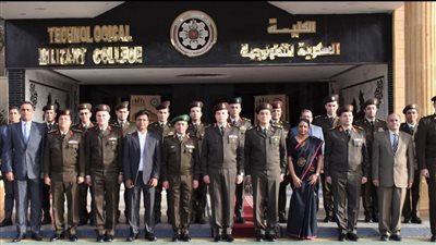 الكلية العسكرية التكنولوجية تستقبل وفد مؤسسة 
