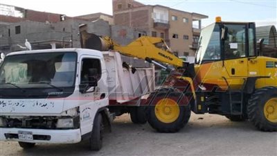 تطهير شبكات صفايات الأمطار والصرف الصحي ورفع الإشغالات بكفر الشيخ