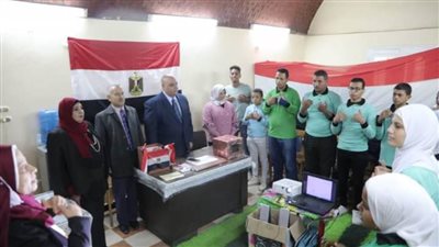 بالصور| تنفيذ نموذج محاكاة للاستحقاق الانتخابى بلغة الإشارة بتعليم الوادي الجديد 