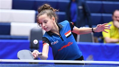 هنا جودة تتأهل إلى ربع نهائي بطولة العالم لناشئات تنس الطاولة تحت 19