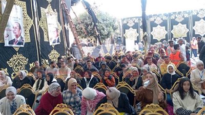 المرأة والشباب يتصدرون المشهد خلال مؤتمر لدعم ”السيسي“ بالمنوفية..( صور)