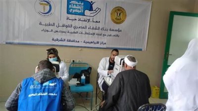 تقديم الخدمة الطبية لـ5 آلاف مواطن خلال قافلة طبية وعلاجية