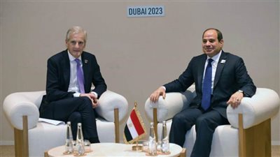 السيسي ورئيس وزراء النرويج يؤكدان أن المخرج الوحيد للوضع في غزة التسوية العادلة للقضية الفلسطينية