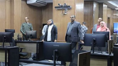  نائب محافظ الوادي الجديد تشهد الاصطفاف التجريبي للمعدات والمركبات