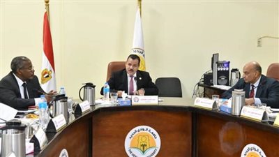 رئيس جامعة الوادي الجديد يترأس 