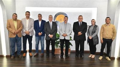 رئيس جامعة الوادي الجديد يستقبل مدير مكتبة الإسكندرية 