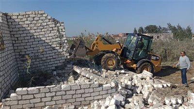 تنفيذ عدة حملات لإزالة ٤١ حالة تعدٍّ على الأراضي الزراعية بمساحة ٢٠ قيراطًا