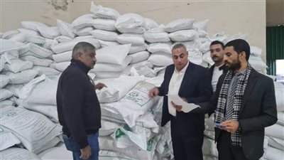 ضبط 80 طن سكر قبل بيعها بالسوق السوداء بالبحيرة