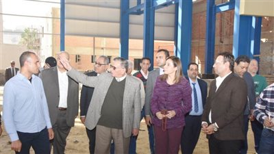 وزيرة الثقافة تتفقد مشروع إنشاء مركز 15مايو للثقافة والفنون