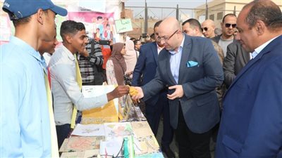 يوم القرية بقمن العروس بني سويف أنشطة ومنافذ للسلع