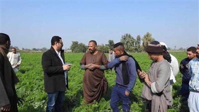 متابعات مستمرة لأعمال زراعة محصول القمح ومبادرة 