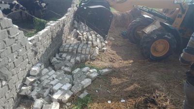 تنفيذ عدة حملات لإزالة ٣٥ حالة تعدٍّ على الأراضي الزراعية بمساحة ١٩ قيراطًا