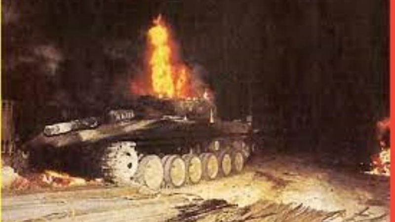 احتراق الدبابات الميركافا