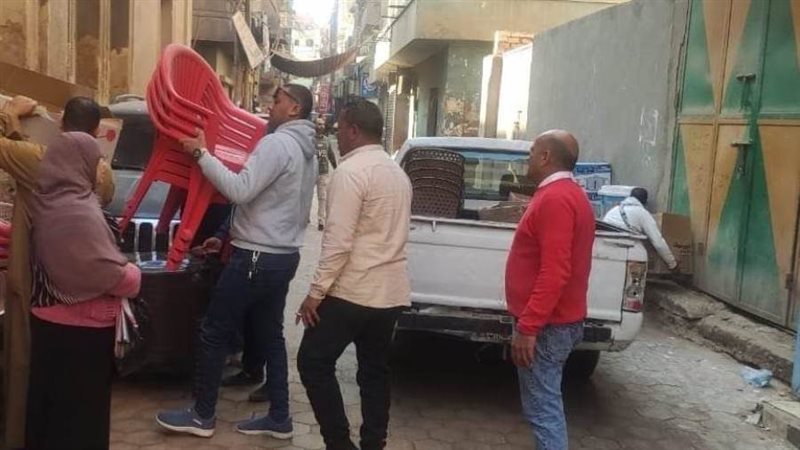 رفع الاشغالات بالمنيا