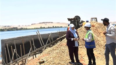 محافظ أسوان يكلف نائبته بتفقد الأعمال الجارية بمحيط مكتبة مصر العامة وممشى أهل مصر