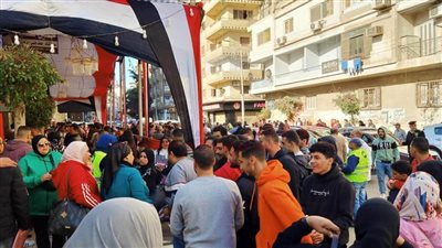 إقبال كبير على لجان الانتخابات الرئاسية بالدقهلية 