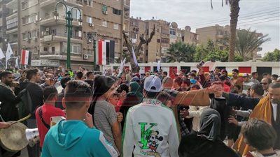 مسيرات حاشدة وأجواء احتفالية في الانتخابات الرئاسية بالمنيا (صور)