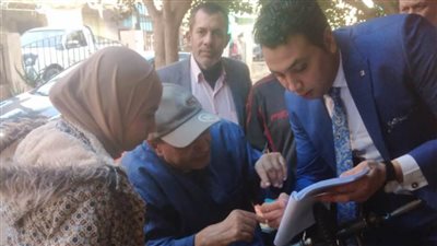 ذوو الاحتياجات الخاصة يشاركون في السباق الرئاسي بكفر الشيخ