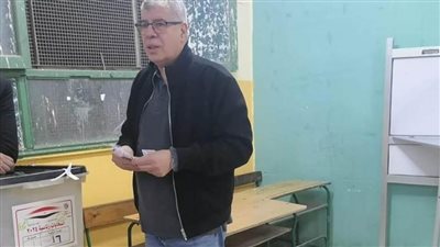 أحمد شوبير يُدلي بصوته في الانتخابات الرئاسية 2024