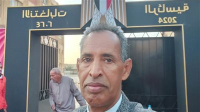 الكابتن مصطفى فكري يدلي بصوته في الانتخابات الرئاسية