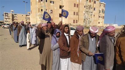 تواجد كثيف متواصل لأبناء مطروح أمام اللجان للمشاركة في الانتخابات الرئاسية 2024